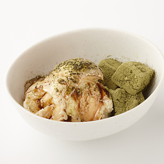 抹茶のわらび餅アイス