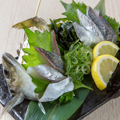 【鷹やん名物】泳ぎアジの姿造 一尾