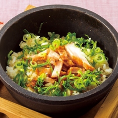 焼豚と青ネギの半炒飯セット