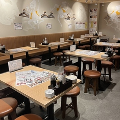 テーブル席です。