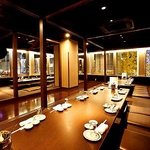 最大60名様の貸切可能な掘りごたつ席のお座敷完備!