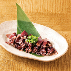 〈富山県水揚げ〉ホタルイカの燻製/ごぼうの唐揚げ　各