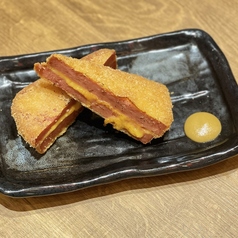 ランチョンミートのチーズカツ