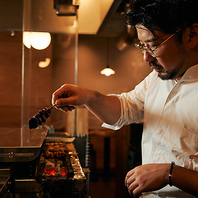 希少な会津地鶏を使用。職人が焼き上げる極上の一本！