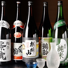 日本酒は【約20種類】をご用意しております。仕入れ状況によるため店舗に直接ご確認下さい