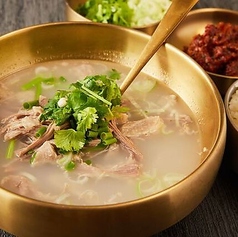 牛肉スープご飯付き