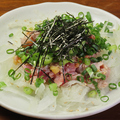 料理メニュー写真&nbsp;ぢどりのゆびき（湯引き）