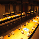 お座敷個室をご用意。ここで宴会をしたら盛り上がりそう。　