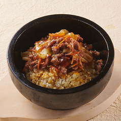 石鍋あんかけ牛肉チャーハン