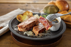 ハンギングテンダーステーキ 130g(ガーリック醤油ソース) ◆