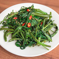 料理メニュー写真&nbsp;空芯菜の【A】ベトナム式炒め/【B】自家製ソース炒め