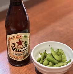 【瓶ビール】　サッポロラガー赤星中瓶