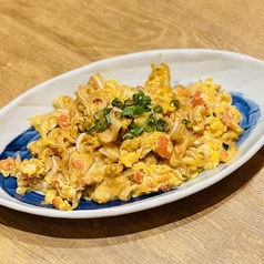 トマ玉ミミガー