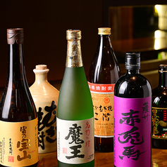 鮮魚と楽しむ日本酒・焼酎を豊富にご用意