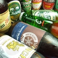 主にアジアのビールを豊富に取り揃え♪世界各国のビールが楽しめます！
