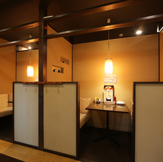 2名席、4名席、6名席でご用意!ソファ個室席で憩いの空間を演出します