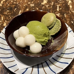 宇治抹茶白玉ぜんざい