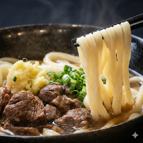 北九州・小倉発祥の名物どきどきうどんと職人の技が光る逸品を揃えた居酒屋です♪