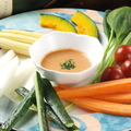 料理メニュー写真 季節の野菜のディップサラダ