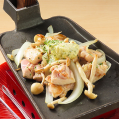 鶏モモ肉のガーリックバター焼き