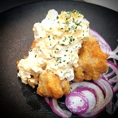 チキン南蛮いぶりがっこタルタル