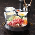 料理メニュー写真&nbsp;牛肉本格すき焼きセット