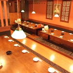 一階の掘りごたつ席！ゆったりくつろげます。