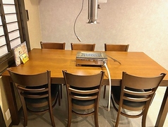 ６人掛けテーブル