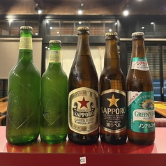 ビール各種あります