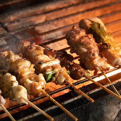 絶妙な焼き加減の焼鳥を是非ご賞味ください!
