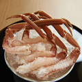 料理メニュー写真 【活】蟹刺し　蟹足六本