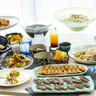 80種以上のブッフェをご用意！