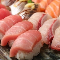 握りたての寿司を、扉付き完全個室で