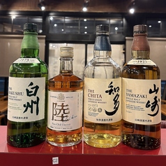 ウィスキー各種あります