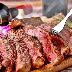 国産牛グリル～リブロース～【特製赤ワインステーキソースと黒トリュフソルト付き】