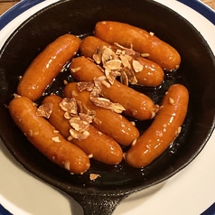 激辛チョリソーのガーリックソテー