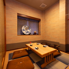 周りを気にせず楽しめるプライベート空間が自慢の完全個室完備☆