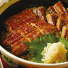 穴子と鰻のハーフ飯