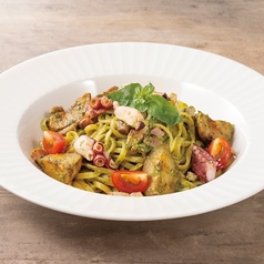 タコとポテトのジェノベーゼ