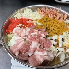 カレーもんじゃ（豚入り）