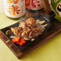 地鶏もも肉の鍬焼き