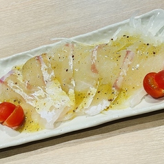 真鯛のカルパッチョ