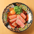 料理メニュー写真&nbsp;ローストビーフ　ユッケ仕立て