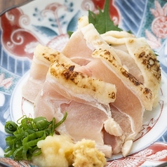国産鶏の刺身 もも肉