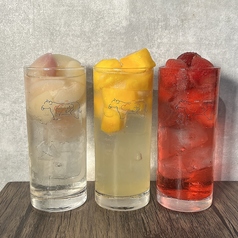 夏新登場!冷凍フルーツサワーも飲み放題に入ってます◎