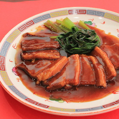 豚の角煮／鶏肉みそ炒め