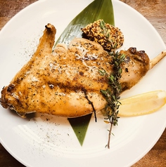 うさぎ骨付きモモ肉一本焼き