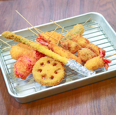 串かつ10種盛り