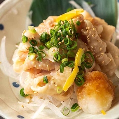 大人気鶏皮ポン酢