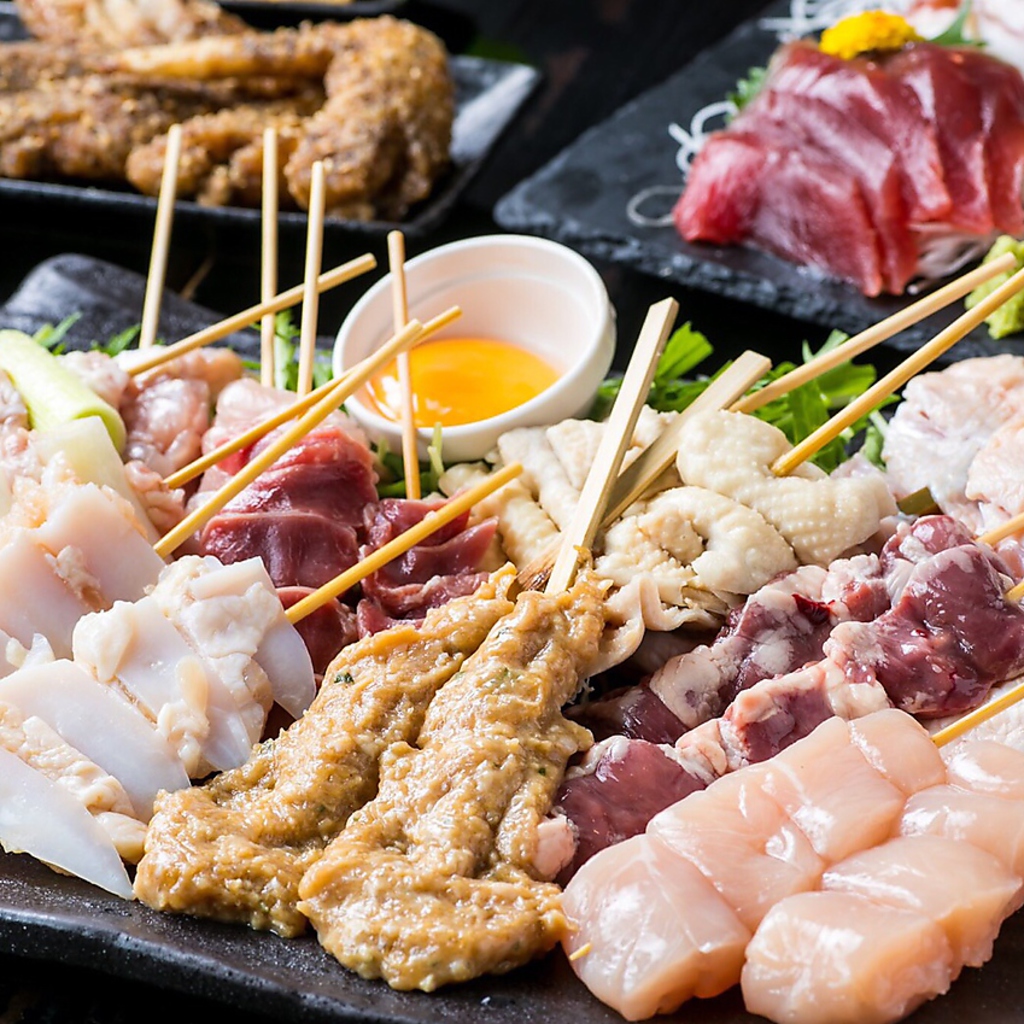 人気のだし巻き玉子や手羽先の甘辛揚げ、串焼きなど定番メニューで充実したご宴会をお過ごしください